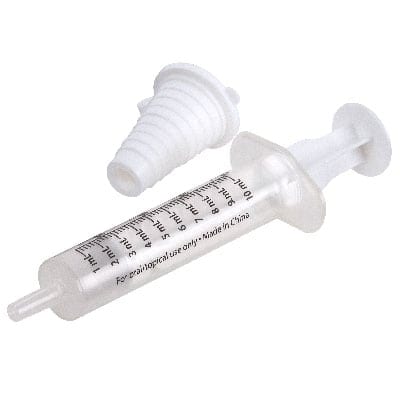 Ezy Dose Kids Calibrated Oral Syringe (10 mL) With Bottle Adapter