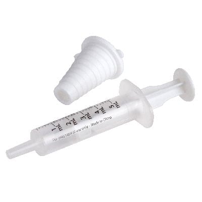 Ezy Dose Kids Calibrated Oral Syringe (5 mL) With Bottle Adapter
